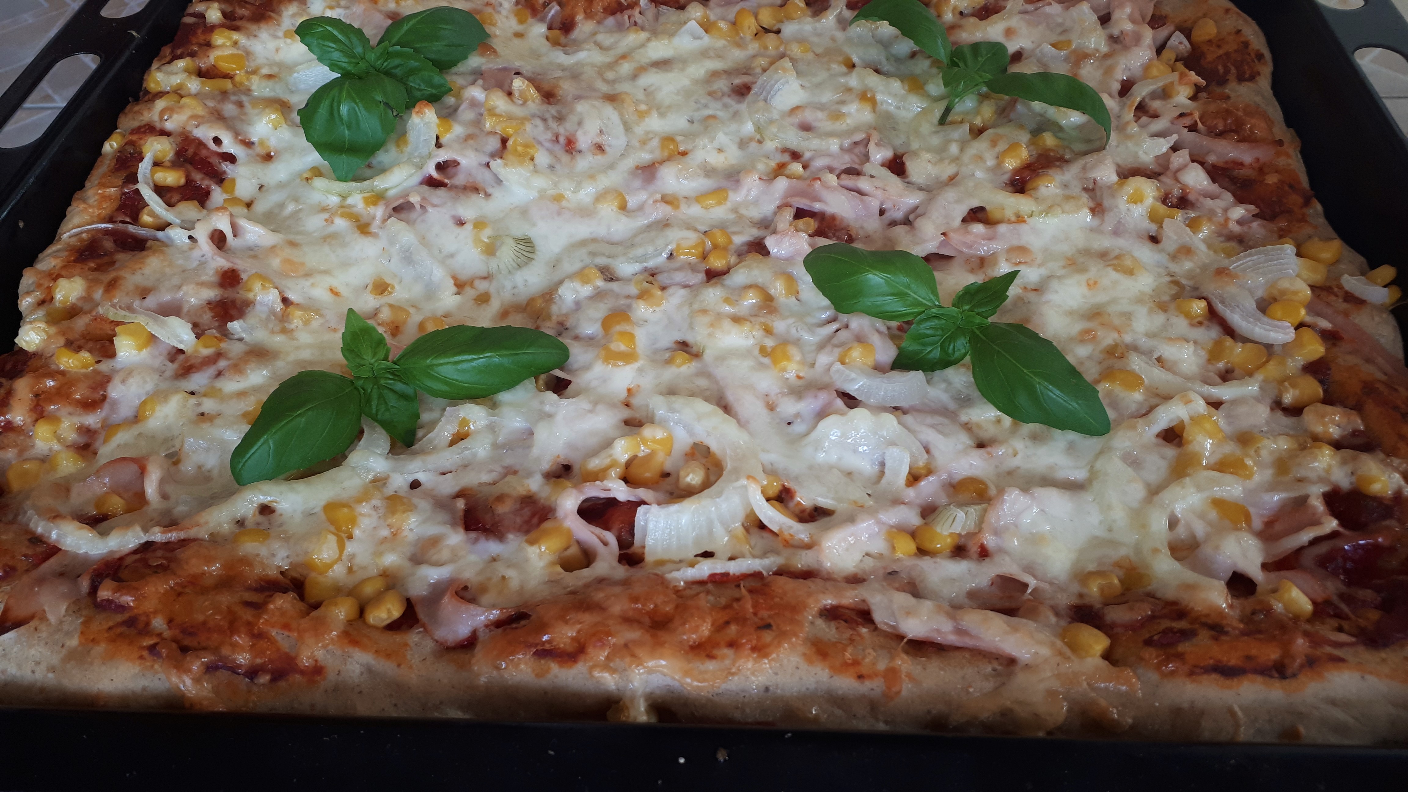 Tepsis szénhidrátcsökkentett pizza recept Dia Wellness pizzalisztből